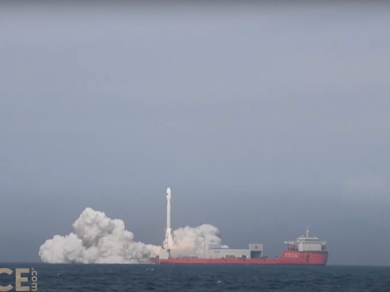 VIDEO: China launches Smart Dragon-3 carrier rocket from sea