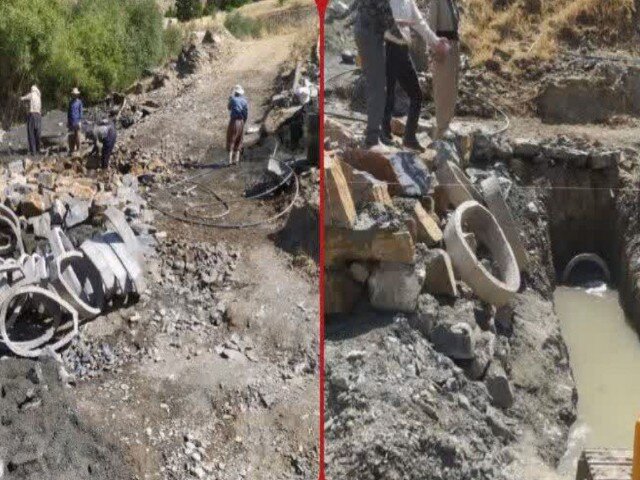 پیشرفت پروژه ایستگاه پمپاژ نگل بررسی شد؛ آبرسانی به ۵۰ هکتار باغات