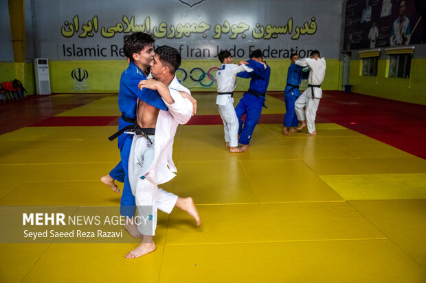 تمرین <a href='https://sayeb.ir/tag/%d8%aa%db%8c%d9%85-%d9%85%d9%84%db%8c-%d8%ac%d9%88%d8%af%d9%88'></div>تیم ملی جودو</a> نوجوانان