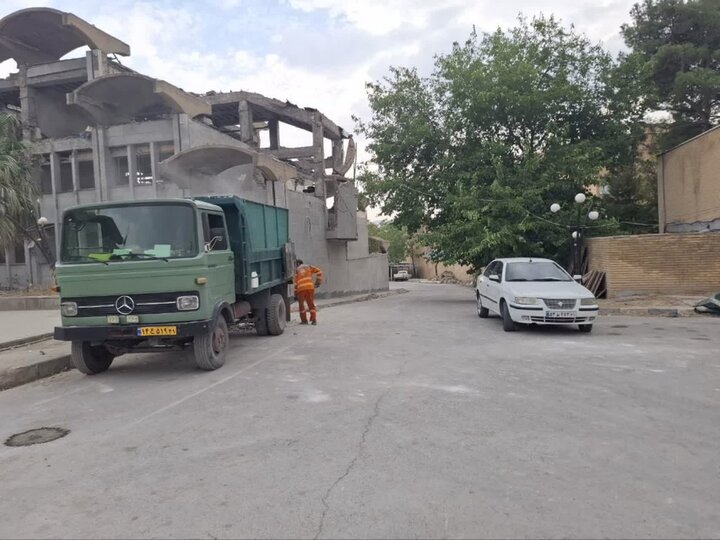 آغاز عملیات آماده‌سازی ساختمان ستاد جهاد کشاورزی لرستان برای بازسازی