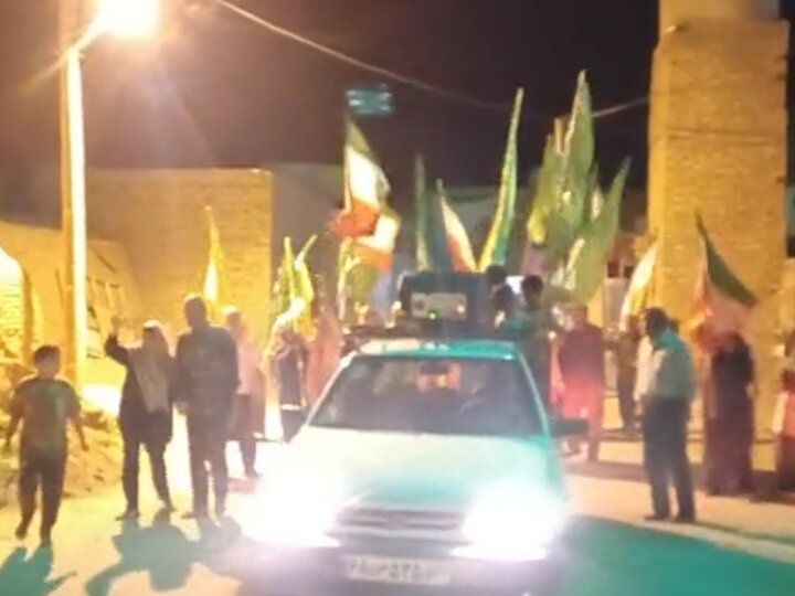 مردم روستای شهیدپرور «بنیز» شهرستان بهاباد وفادار به انقلاب
