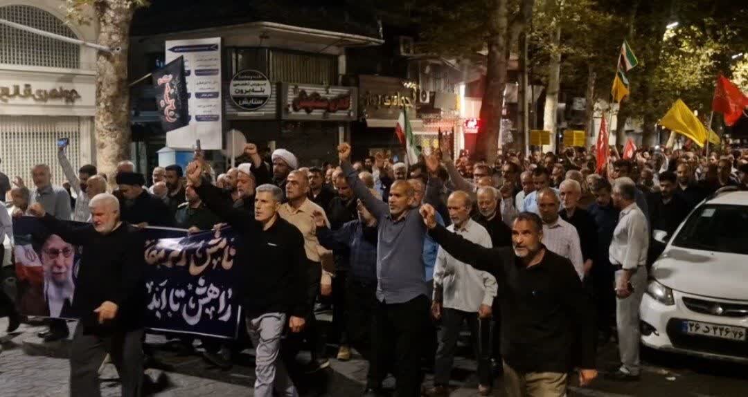 صد و پنجاه و نهمین خروش شبانه لاهیجانی ها در خیابان