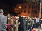 برگزاری نماز استغاثه در اجتماع شبانه چناران