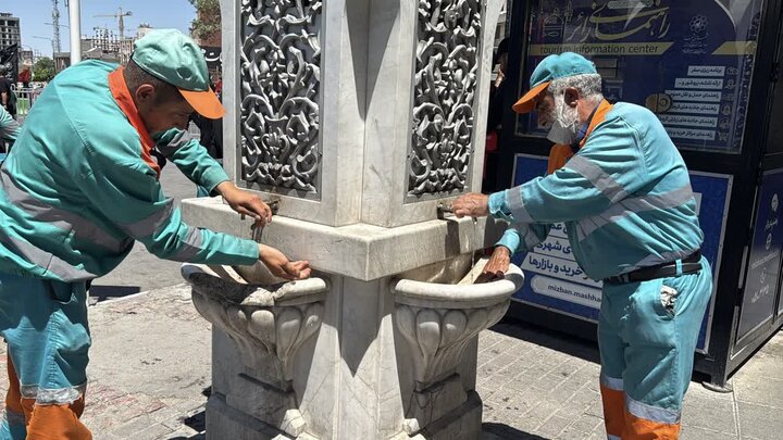خدمت‌رسانی ۵۰۰ پاکبان به زائران امام رضا(ع) در دهه پایانی صفر