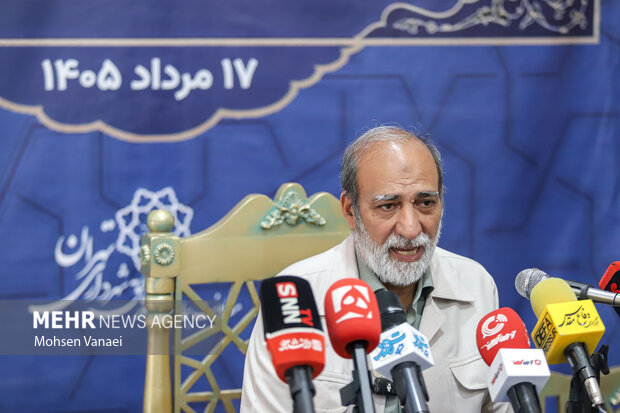 نشست خبری معاون هماهنگی و امور مناطق شهرداری تهران