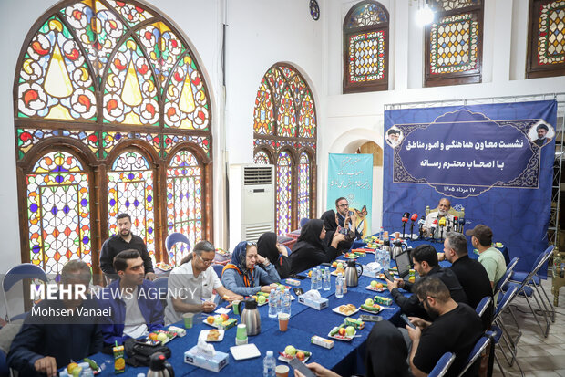 نشست خبری معاون هماهنگی و امور مناطق شهرداری تهران