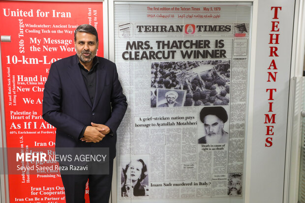 بازدید احمد نادری از گروه رسانه ای مهر