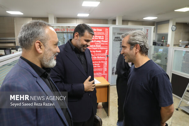 بازدید احمد نادری از گروه رسانه ای مهر