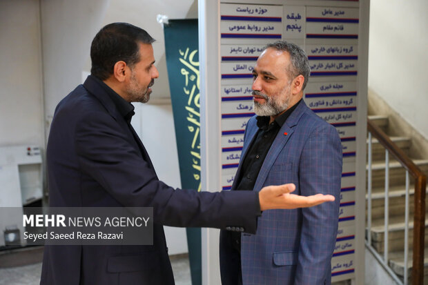 بازدید احمد نادری از گروه رسانه ای مهر