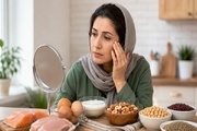 پزشکان هشدار می‌دهند؛ کمبود این ماده غذایی، پوست را زودتر پیر می‌کند