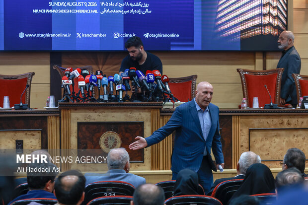 نشست خبری رئیس اتاق بازرگانی با اصحاب رسانه 5