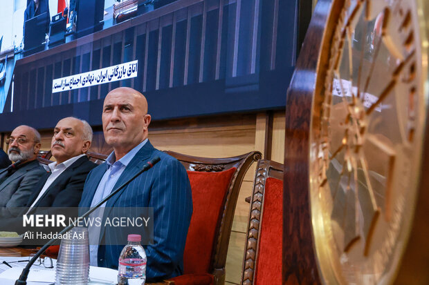 نشست خبری رئیس اتاق بازرگانی ایران با اصحاب رسانه
