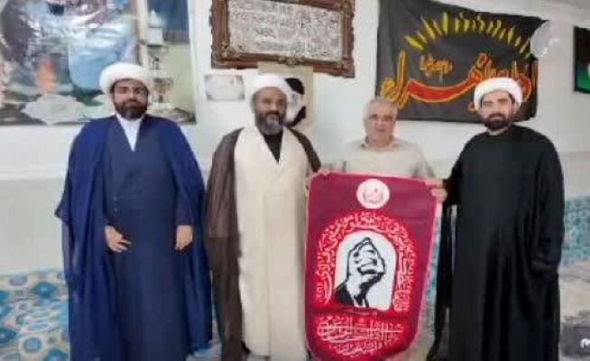 کتیبه «هم‌عهدی خونخواهی» به مواکب بوشهر اهدا شد