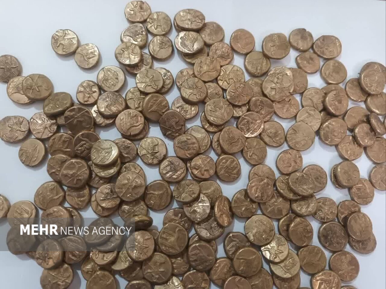 محمودی‌فر: ۱۸۴ سکه تقلبی در شهرستان گرمه کشف و ضبط شد