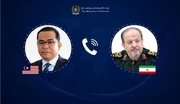 Iran, Malaysia defense chiefs emphasize expanding cooperation