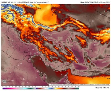 هشدار فعالیت سامانه بارشی جدید؛ تداوم موج گرمای شدید در یک استان