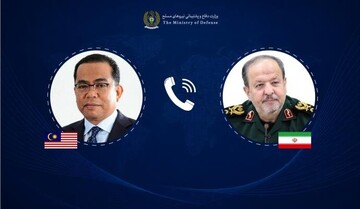 Iran, Malaysia defense chiefs emphasize expanding cooperation
