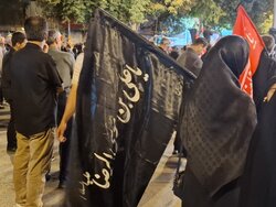تجمع مردم بجنورد در شب شهادت پیامبر اکرم (ص)