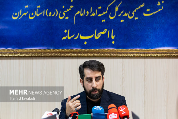 نشست خبری مدیر کل کمیته امداد استان تهران 10