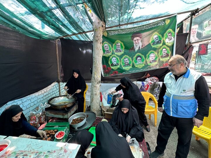 خدمت رسانی موکب های چناران به زائران پیاده حرم امام رضا(ع)