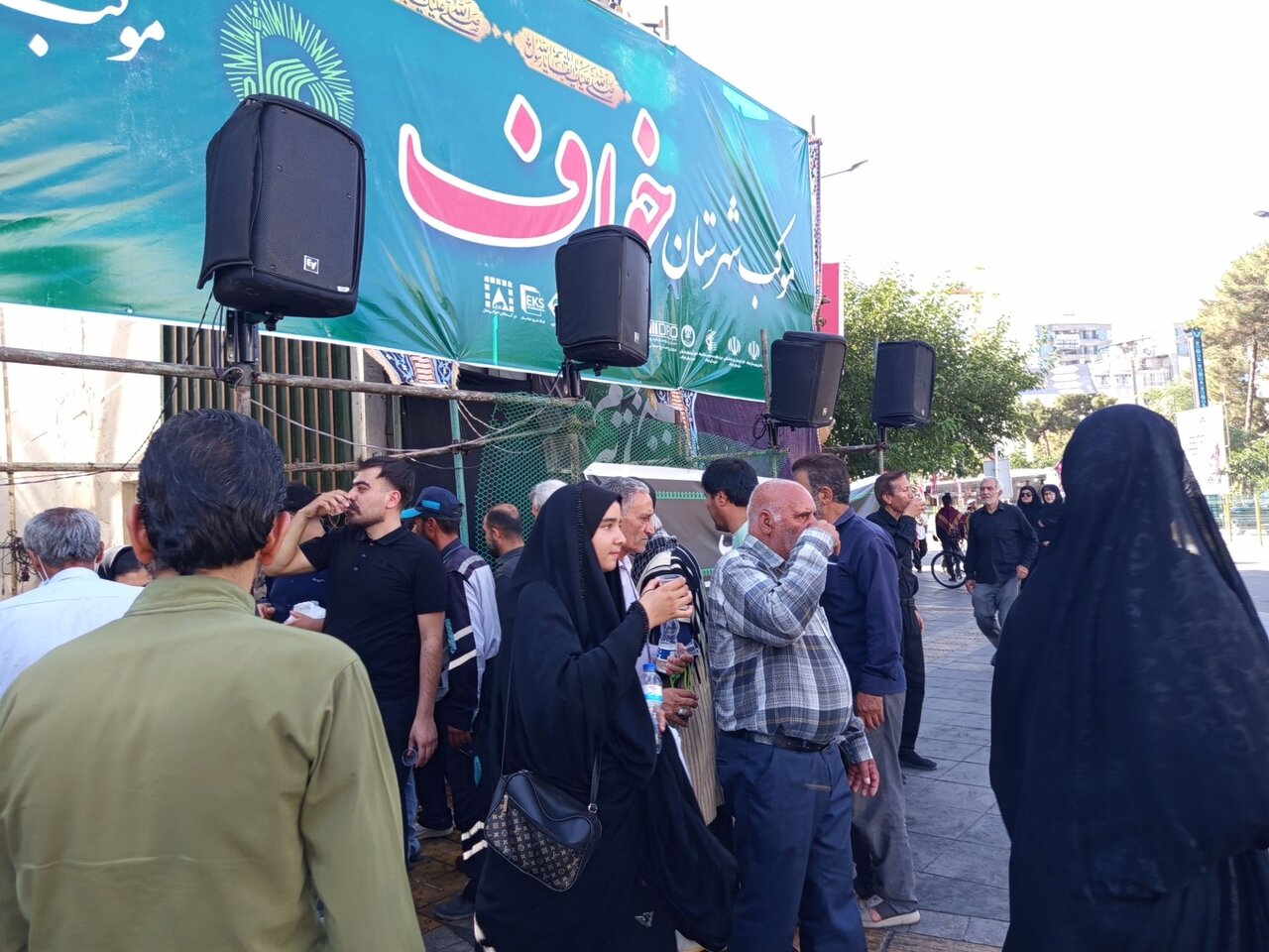 موکب های خدمت رسان شهرستان خواف به زائران رضوی در مشهد