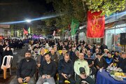 روایت مهر از آیین یادبود «فرزندان آسمانی» شفت در شب سوگ نبوی