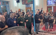 عاشقان امام حسن(ع) در روستای گلف پشت به سوگ نشستند