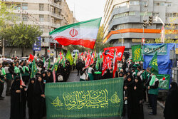 عزاداری خادمیاران رضوی در سوگ پیامبر اکرم(ص) و امام حسن مجتبی(ع)