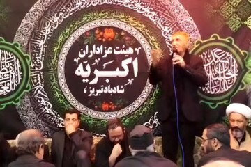 عزاداری هیئات آذربایجان‌شرقی در جوار حرم رضوی؛ مشهد غرق ماتم شد