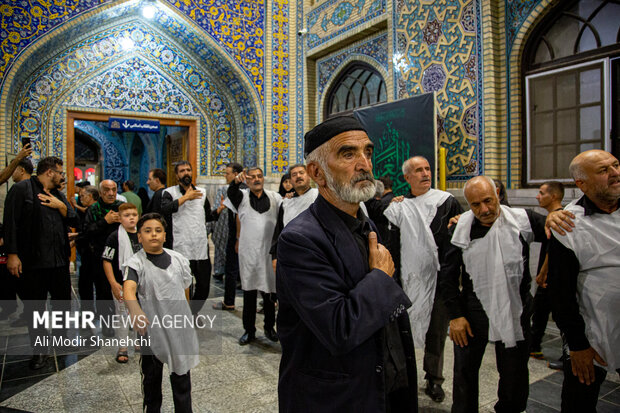 شب رحلت پیامبر(ص) و شهادت امام حسن(ع) در حرم رضوی