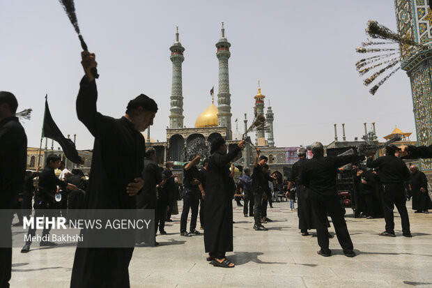 عزاداری رحلت پیامبر و شهادت امام حسن(ع) در قم