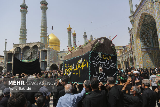 عزاداری رحلت پیامبر و شهادت امام حسن(ع) در قم