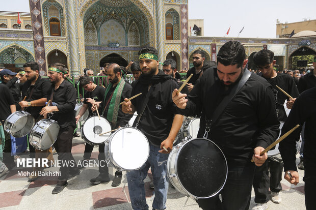 عزاداری رحلت پیامبر و شهادت امام حسن(ع) در قم