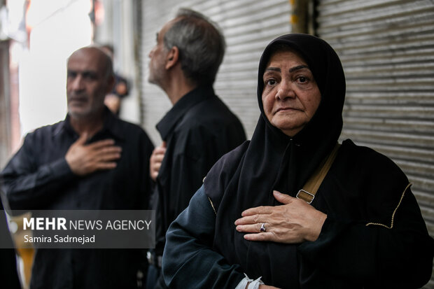 عزاداری ۲۸ صفر در بازار تهران