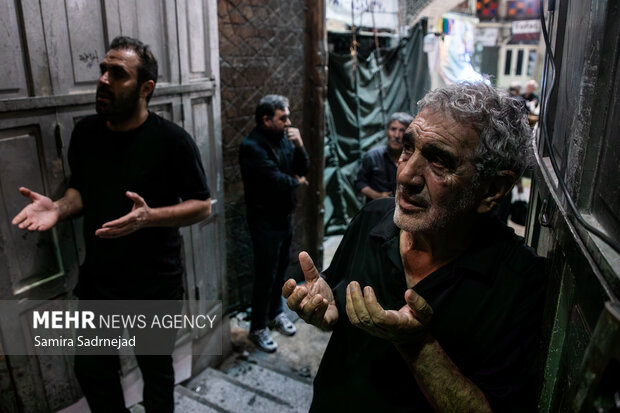 عزاداری ۲۸ صفر در بازار تهران