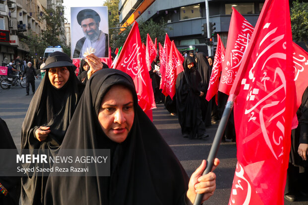 عزاداری خادمیاران رضوی در سوگ پیامبر اکرم(ص) و امام حسن مجتبی(ع)
