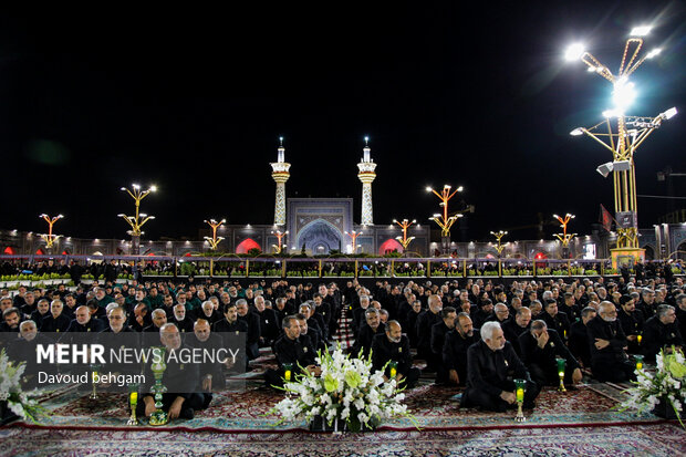 مراسم خطبه خوانی شهادت امام رضا (ع)