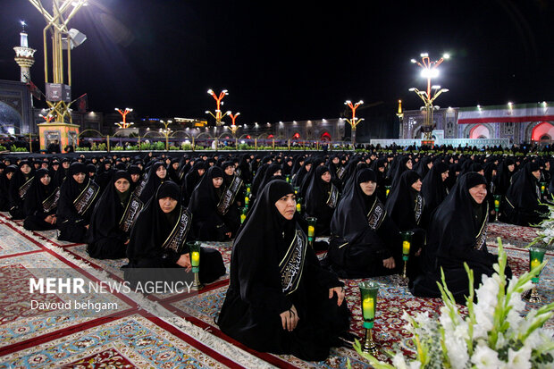 مراسم خطبه خوانی شهادت امام رضا (ع)