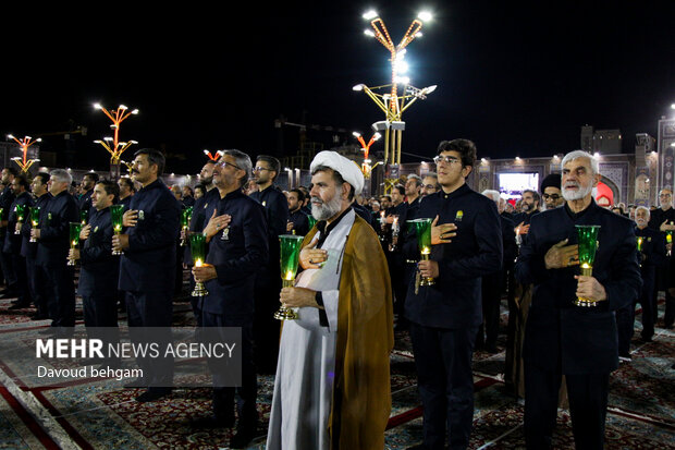 مراسم خطبه خوانی شهادت امام رضا (ع)
