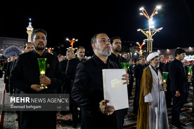 مراسم خطبه خوانی شهادت امام رضا (ع)