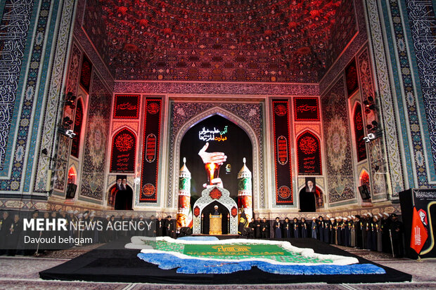 مراسم خطبه خوانی شهادت امام رضا (ع)