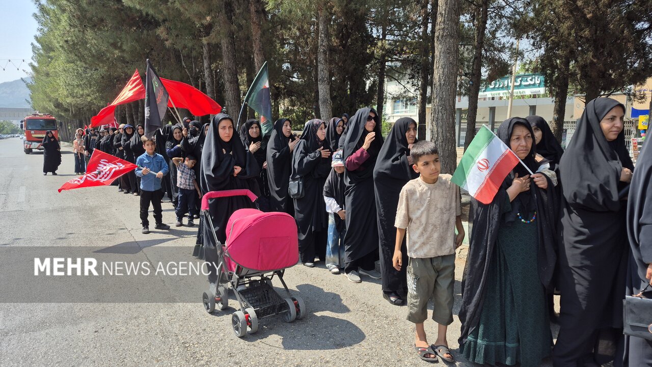مراسم عزاداری سالروز رحلت جانسوز پیامبر اکرم(ص) در بدره