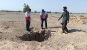 عملیات ۴ ساعته هلال احمر برای نجات پیرمرد ۸۰ ساله در بیابان های ریگان
