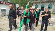 روایتی از آیین سنتی ۲۰۰ ساله «علم واچینی» در ماشک؛ اینجا همه پای کارند
