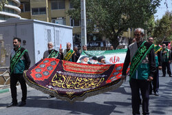 اجتماع باشکوه عزاداران رضوی در گلپایگان