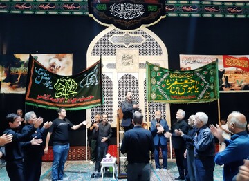 عزاداری هیئت های مذهبی کاشمر در روز شهادت امام رضا(ع)