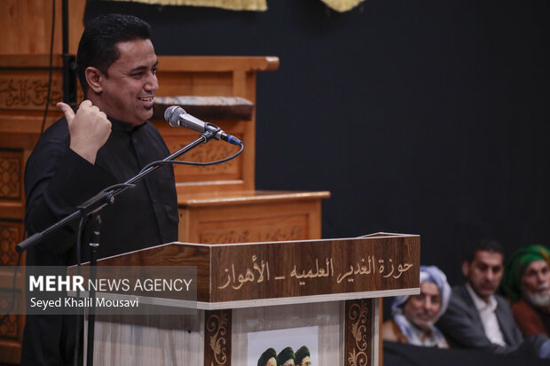 مراسم عزاداری شب شهادت امام رضا(ع) در اهواز