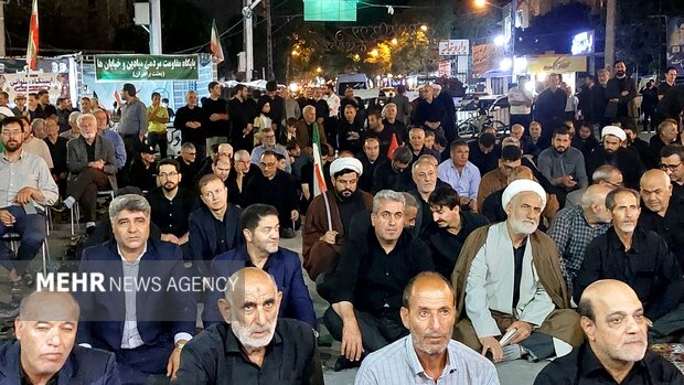 اجتماع باشکوه مردم در مشگین شهر