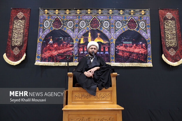 مراسم عزاداری شب شهادت امام رضا(ع) در اهواز
