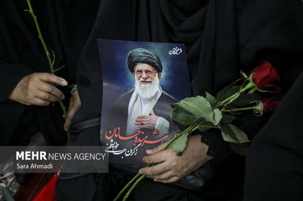 دسته عزاداری زنان نوغان در روز شهادت امام رضا(ع)